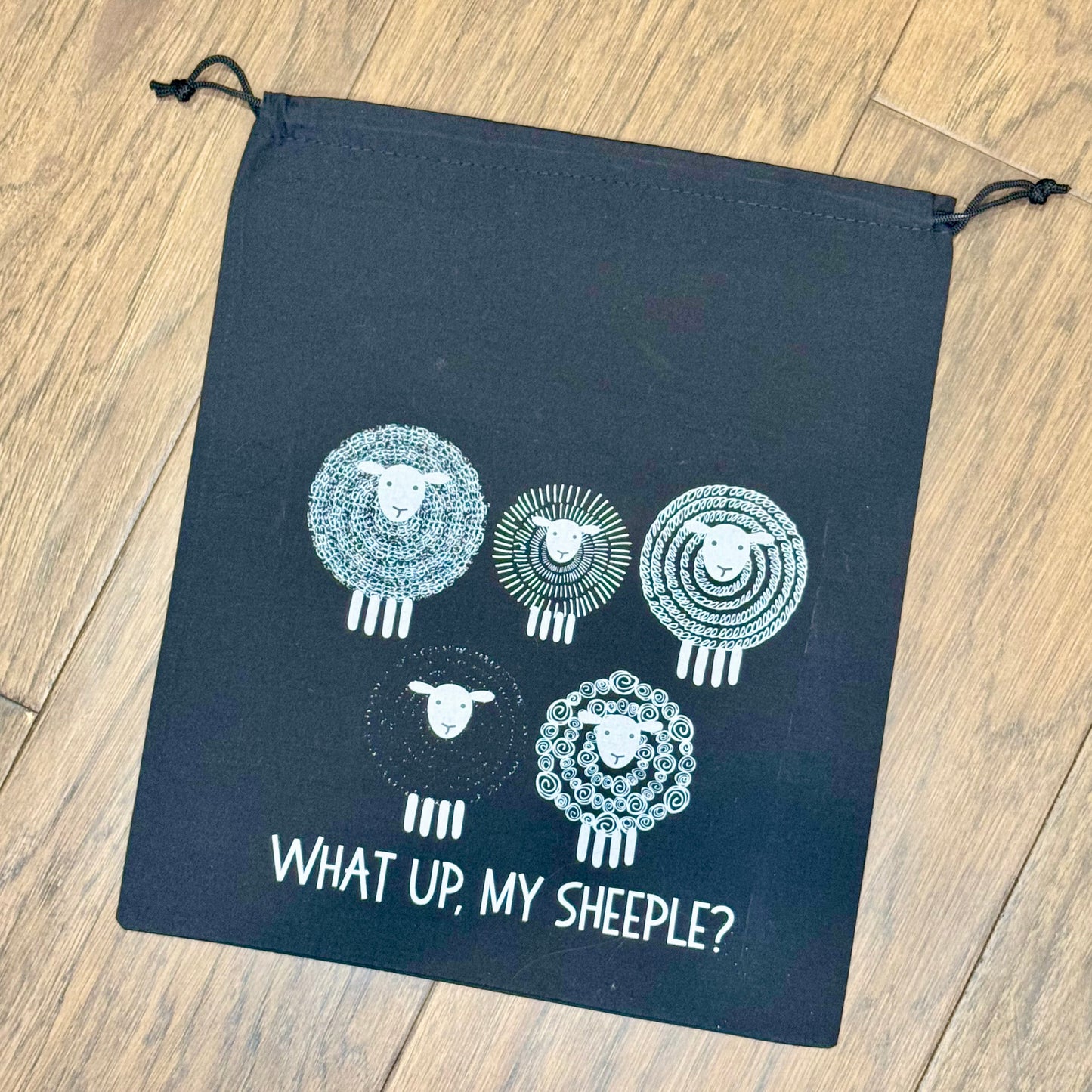 My Sheeple Drawstring Bag