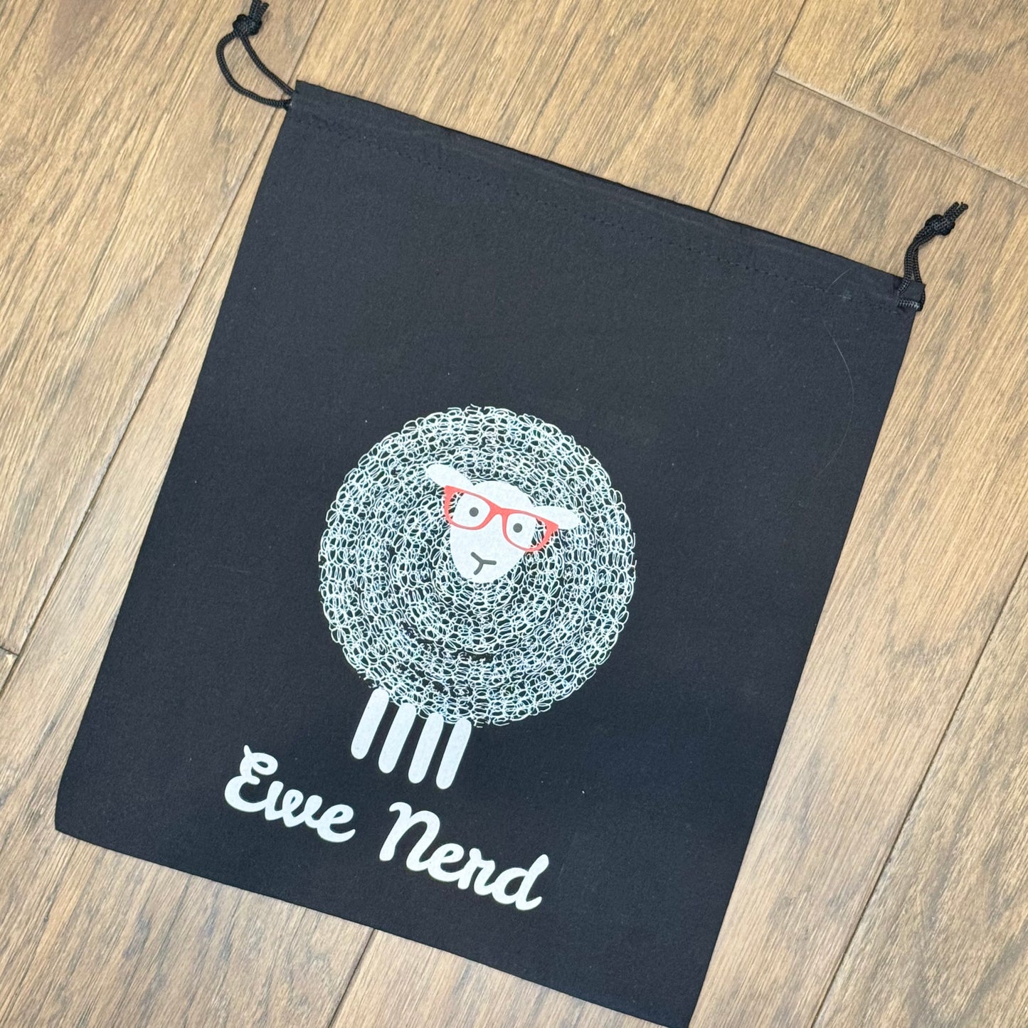 Ewe Nerd Drawstring Bag