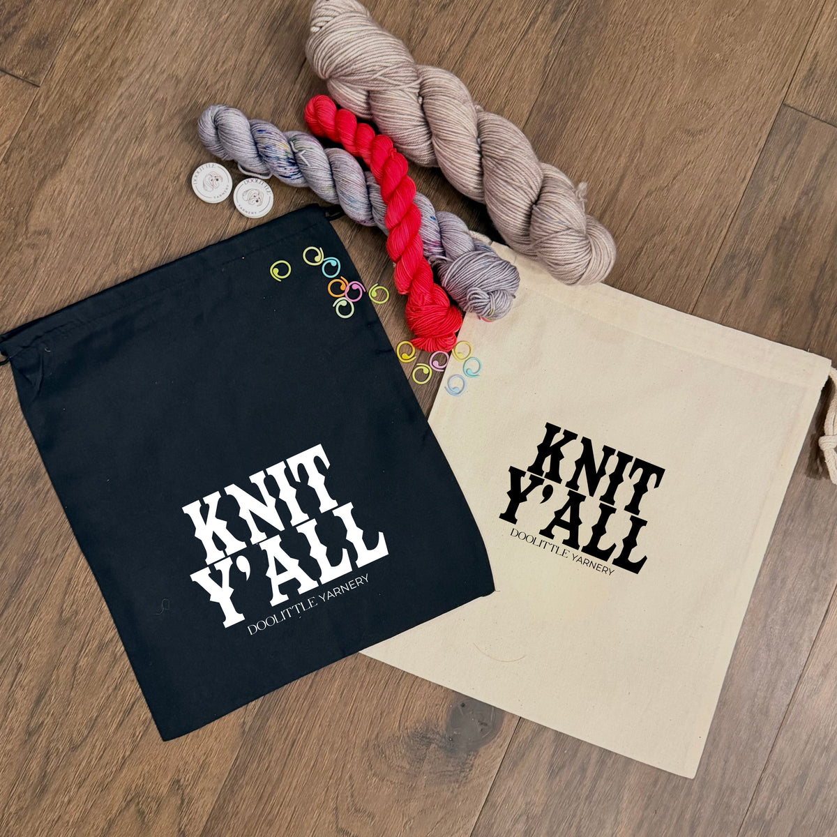 Knit Y'all Drawstring Bag