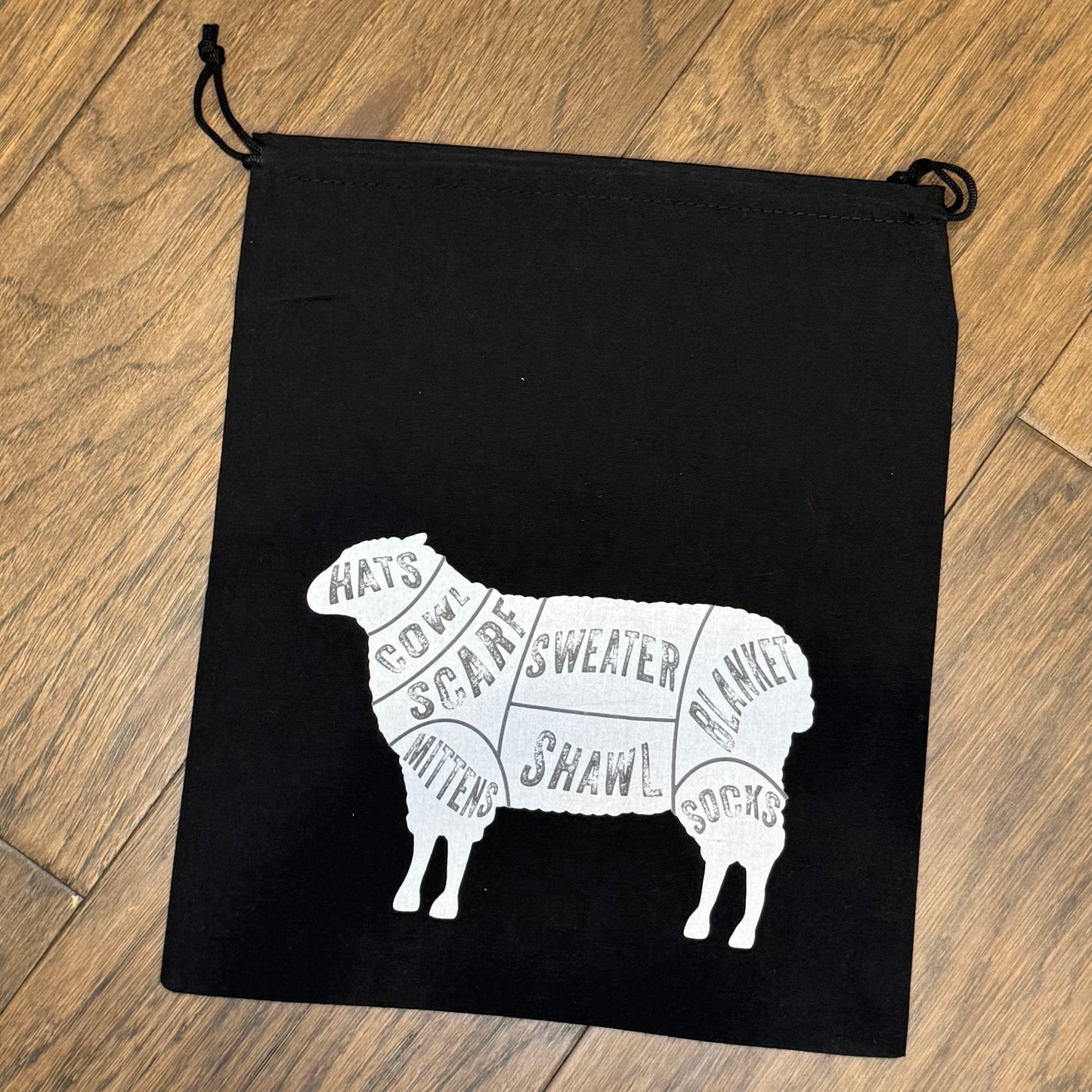 Cuts of Sheep Drawstring Bag