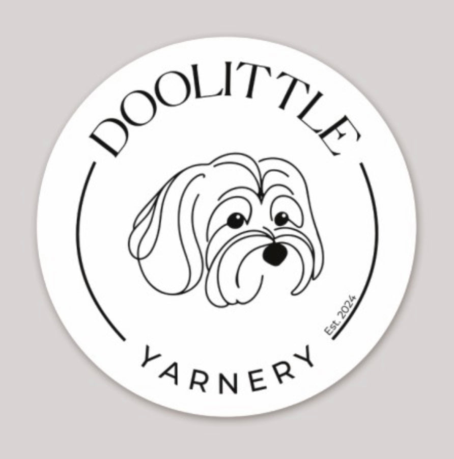Small Doolittle Yarnery Sticker
