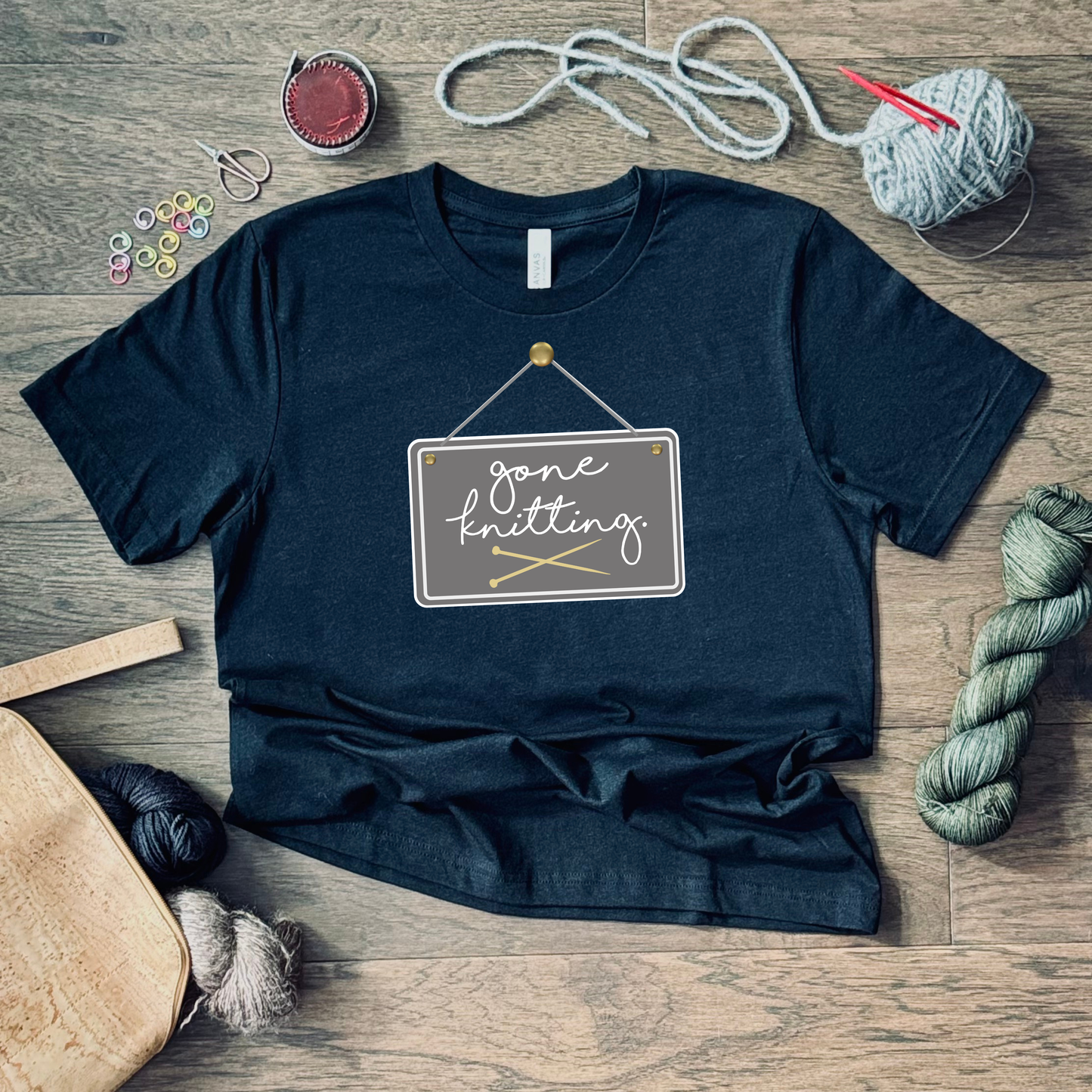 Gone Knitting Tee