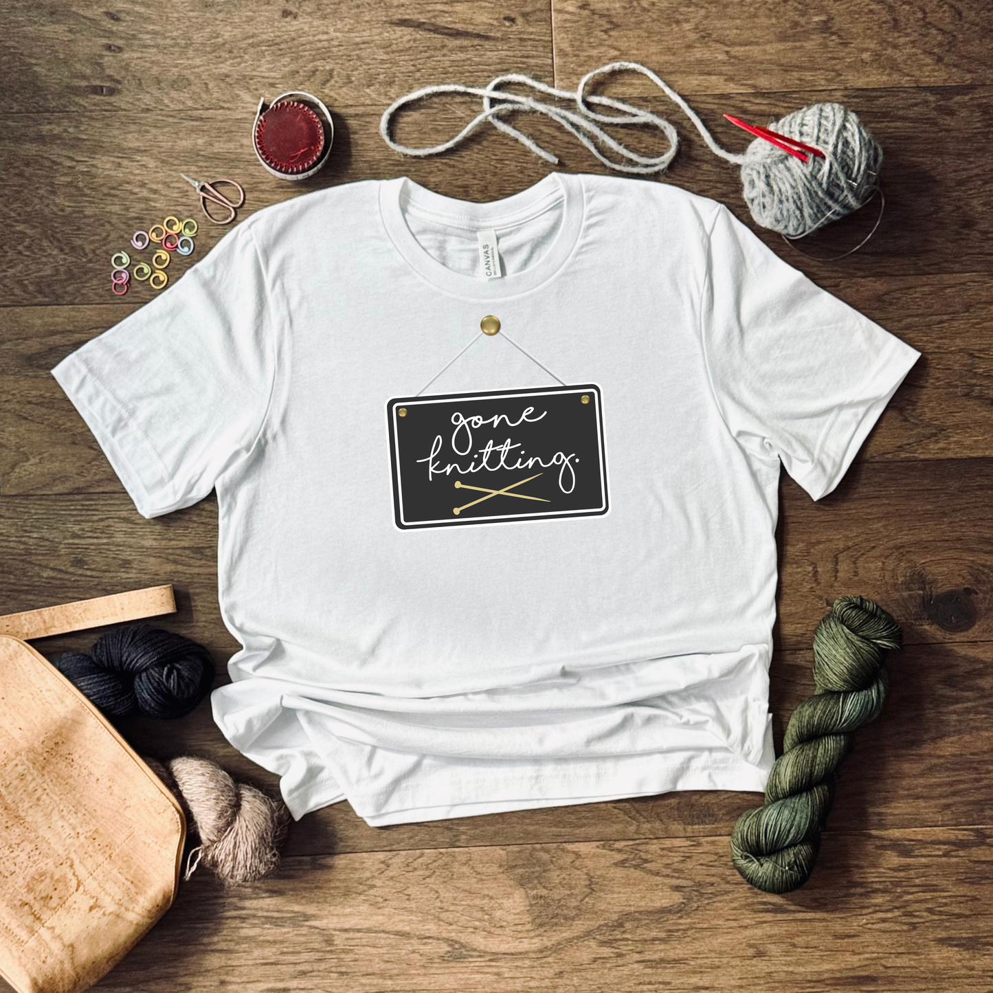 Gone Knitting Tee