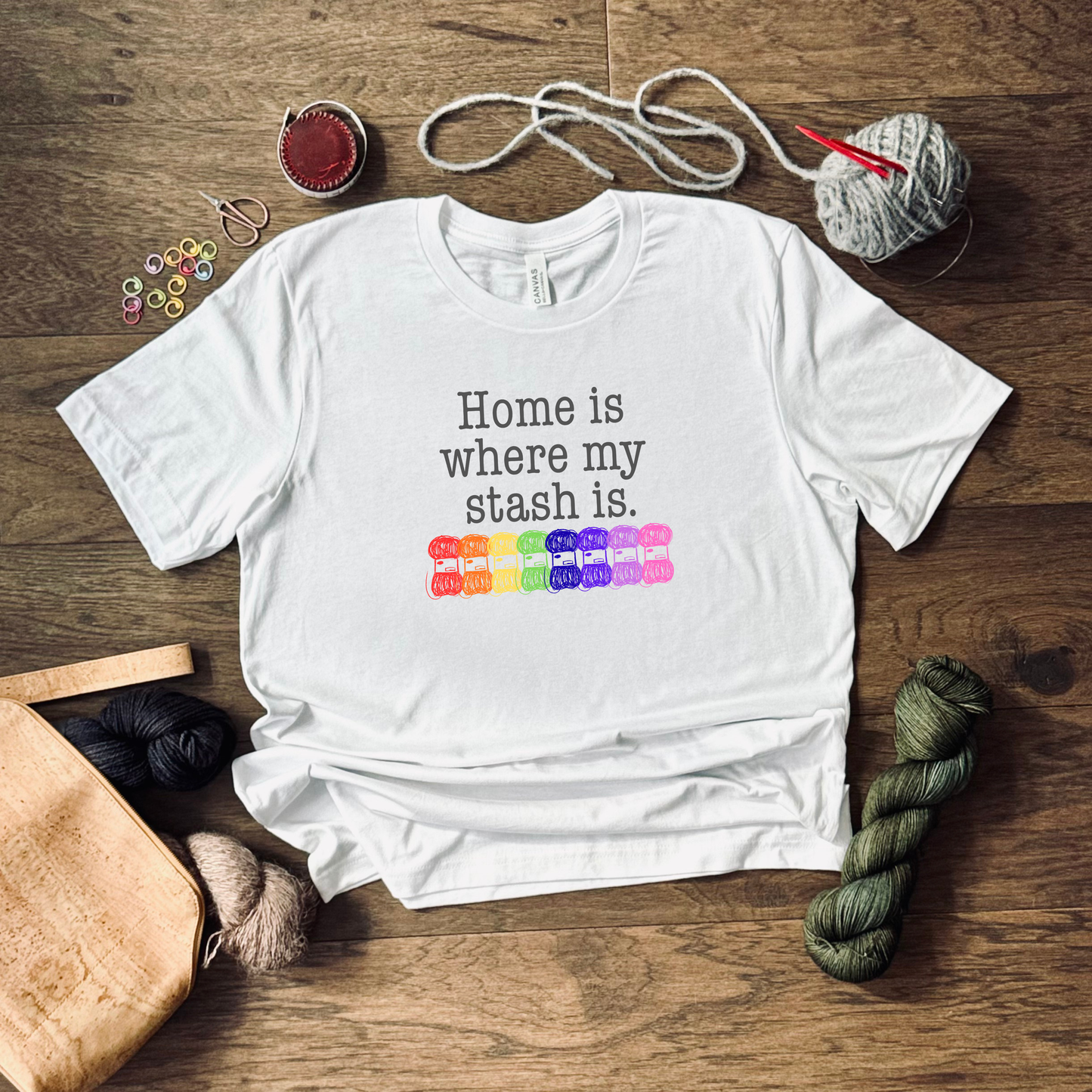 Home is where my stash is Tee