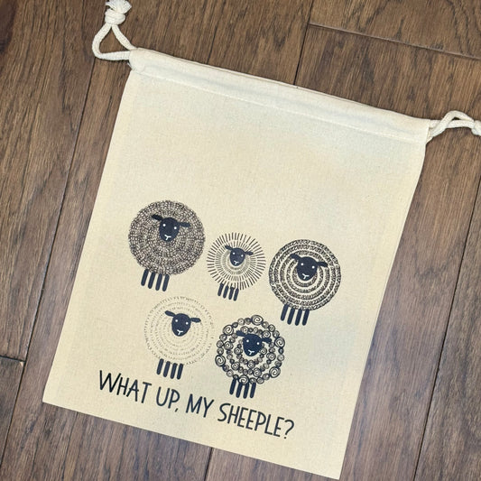 My Sheeple Drawstring Bag