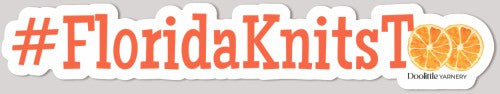 Florida Knits Too Sticker