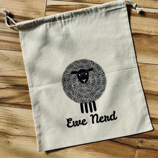 Ewe Nerd Drawstring Bag