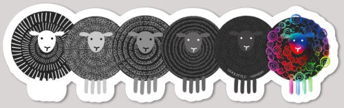 Grayscale Pop Sticker