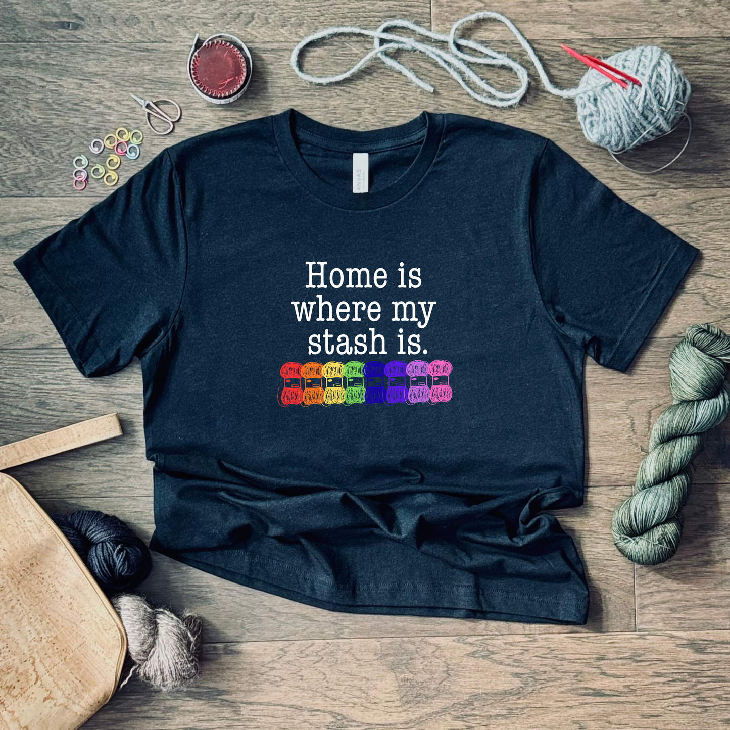 Home is where my stash is Tee