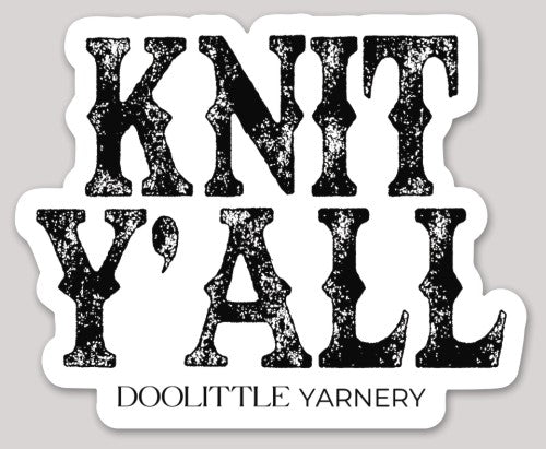 Knit Y'all Sticker