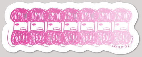 Pinkie Skein Fade Sticker